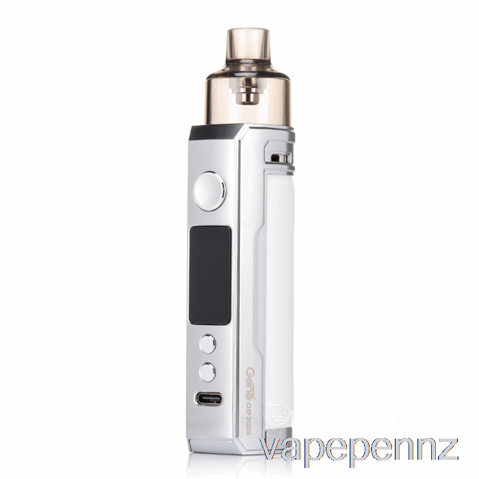 VOOPOO DRAG X 80W Pod Mod Kit Silver White VAPE NZ